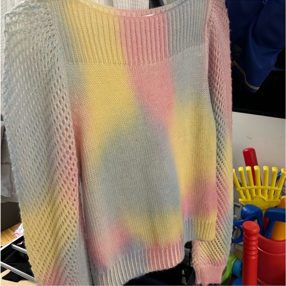 Loveshackfancy Rosie pullover sweater in fairy tale - Picture 5 of 6